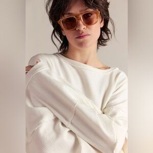 NWOT We The Free Total Eclipse Tee in ivory